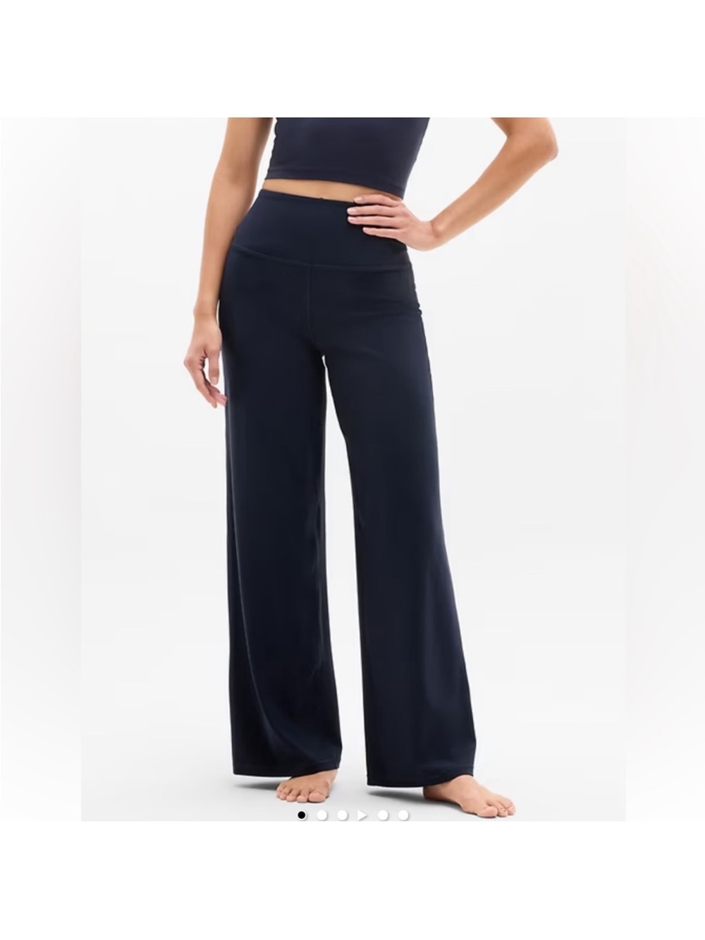 Athleta Elation Wide Leg Pant in Black